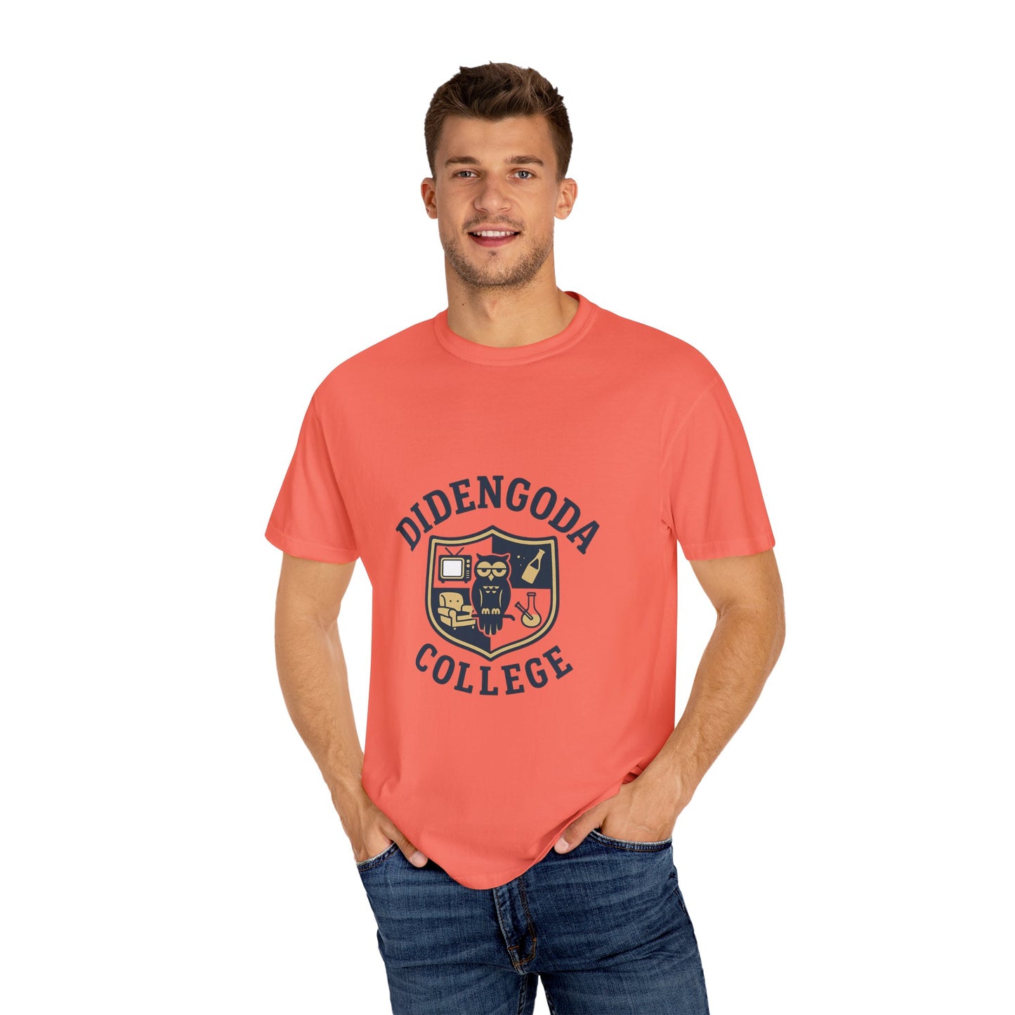 Didengoda College Unisex Garment-Dyed T-shirt