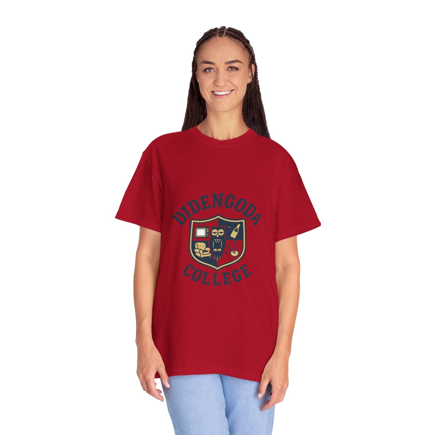 Didengoda College Unisex Garment-Dyed T-shirt