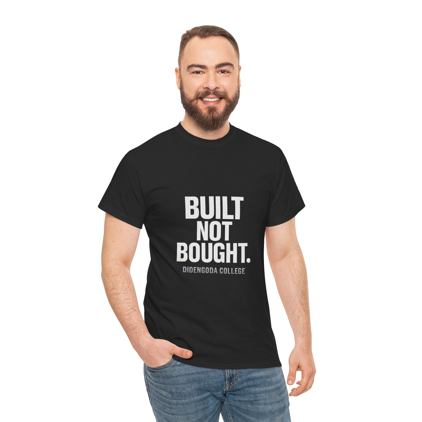 Built Not Bought. Unisex Heavy Cotton Tee