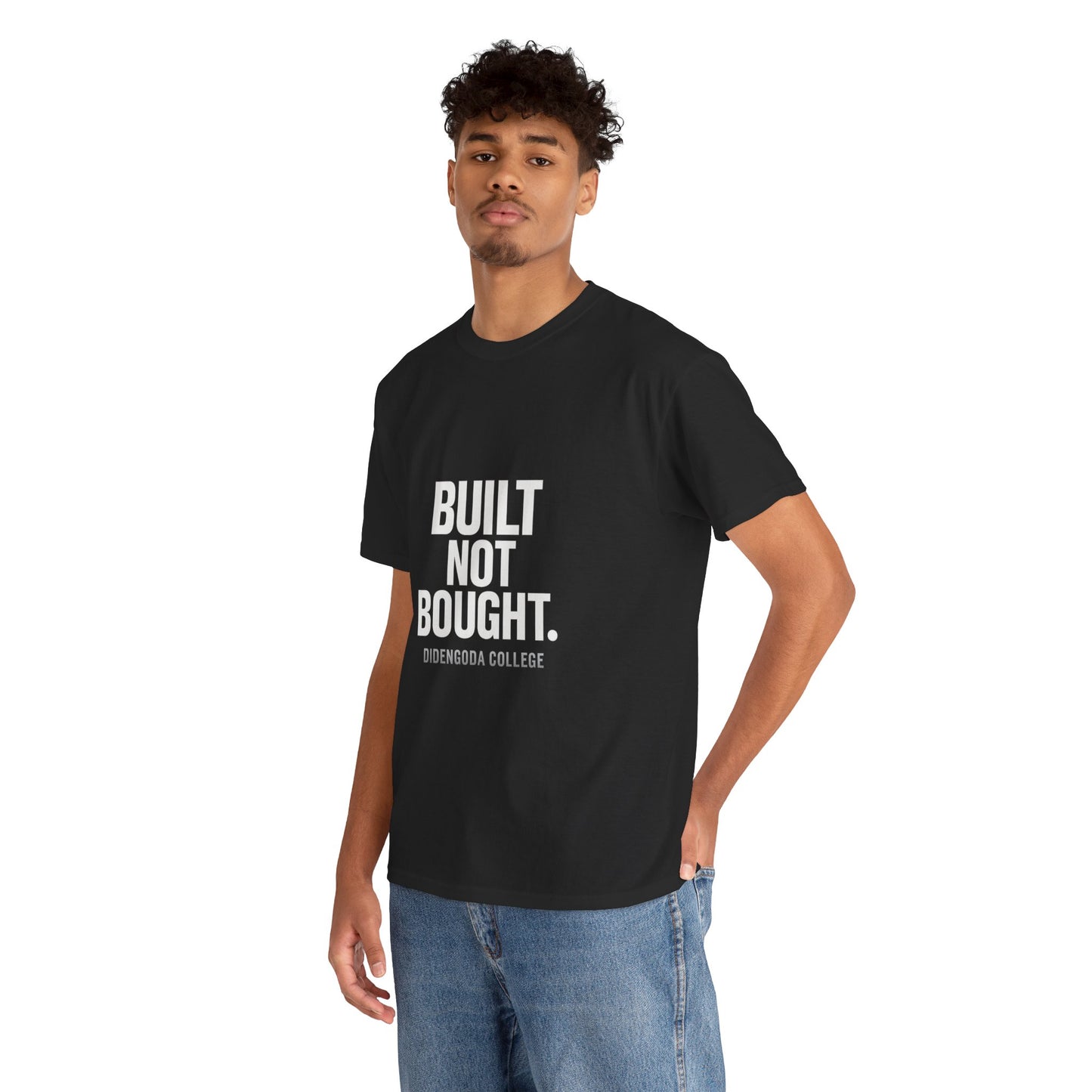 Built Not Bought. Unisex Heavy Cotton Tee