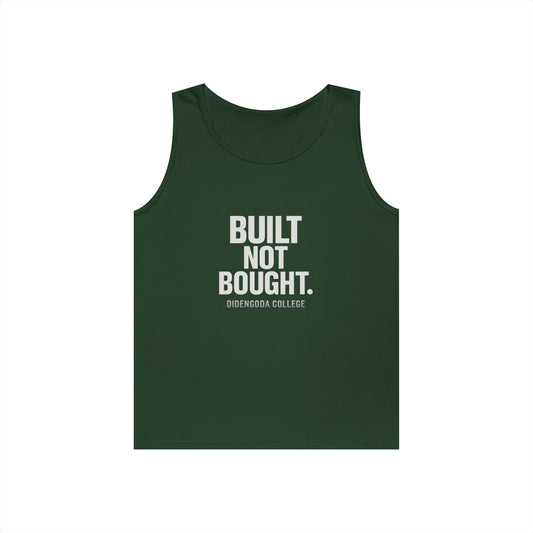Built Not Bought Unisex Heavy Cotton Tank Top