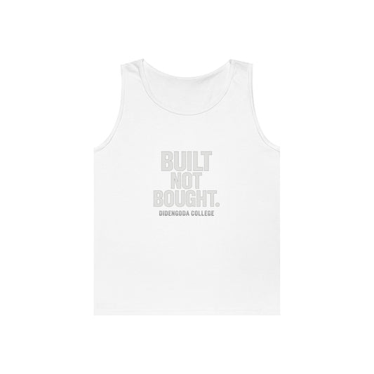 Built Not Bought Unisex Heavy Cotton Tank Top